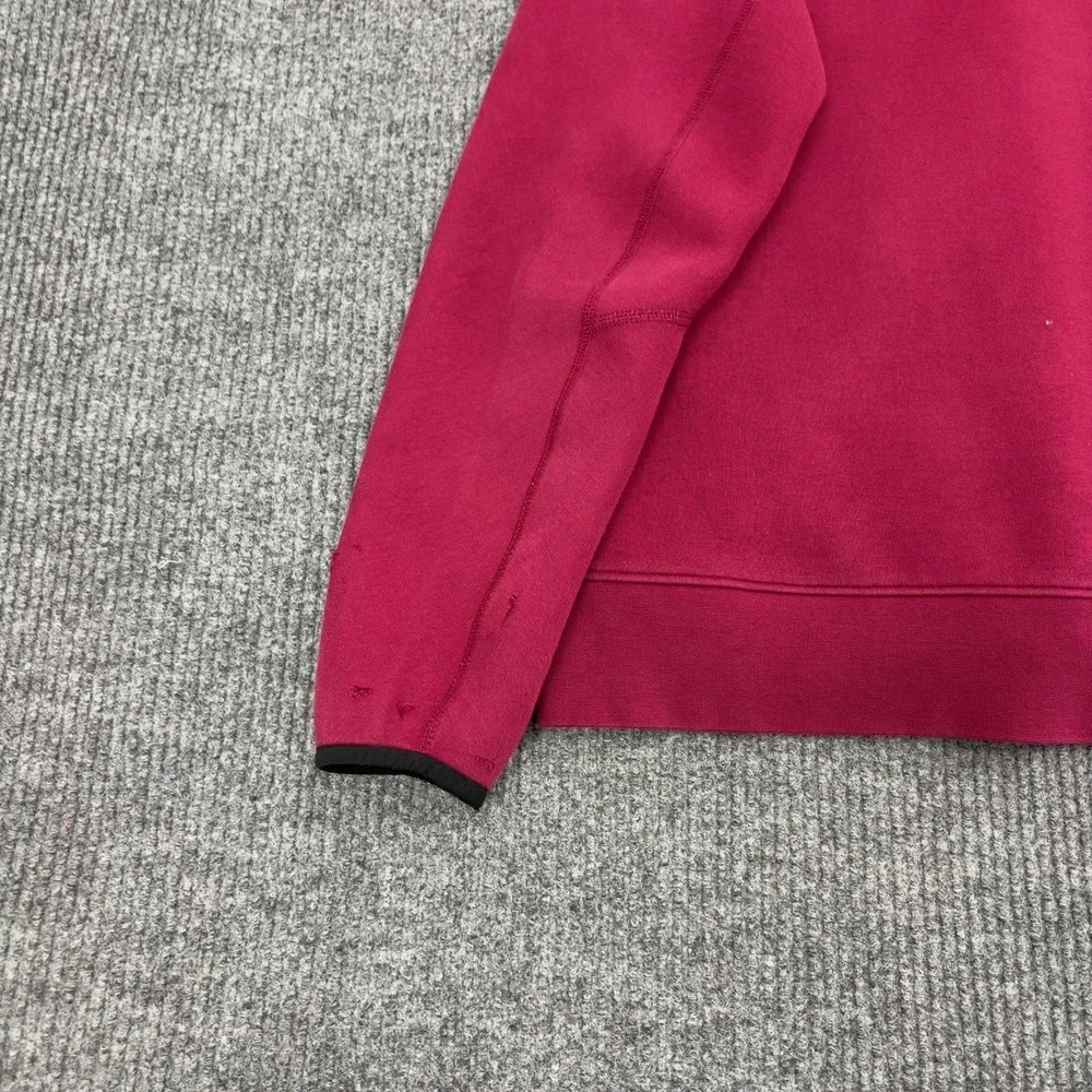 BC High Football Nike Full Zip Hoodie Mens L Maroon Cotton Tech Fleece Athletic